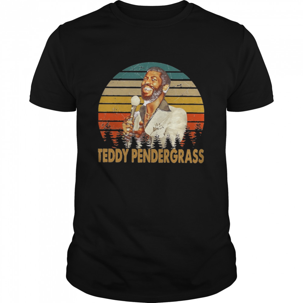 Graphic Color Man Singer Teddy Pendergrass shirt