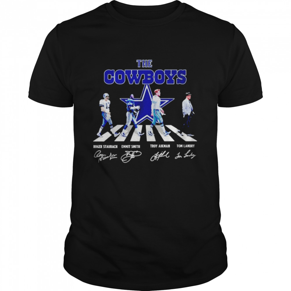 The Cowboys Abbey Road signatures T-shirts