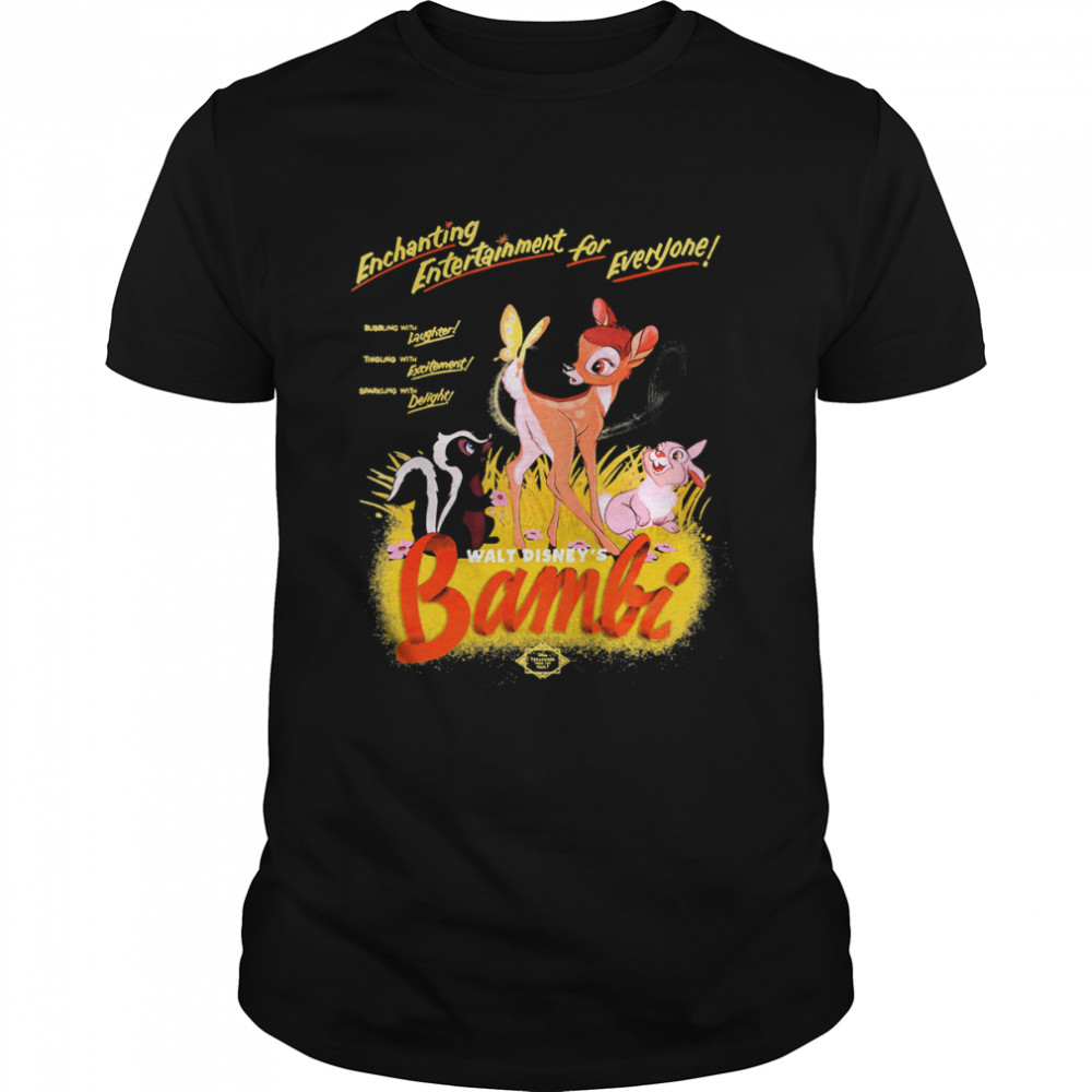 Bambis Enchantings Entertainments Fors Everyones Retros Disneys shirts