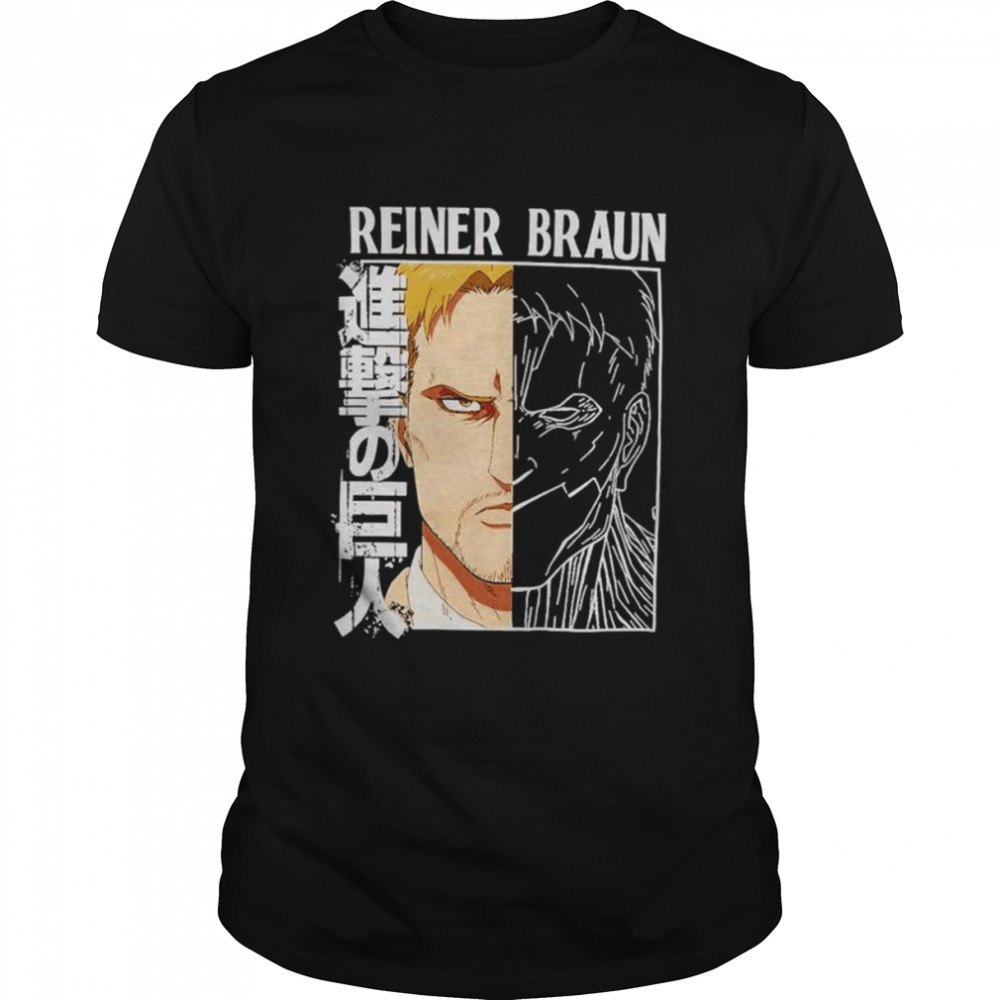 Attack On Titan Reiner Titan Split shirts