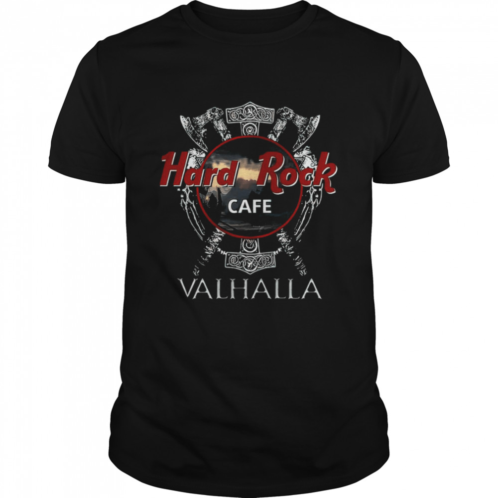 Hard Rock Cafe Valhalla Vikings shirts