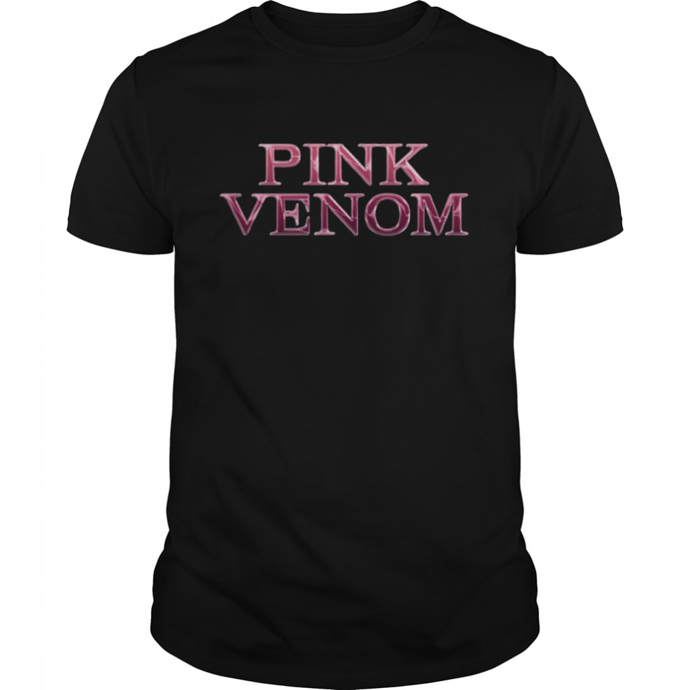 Logo Effect Blackpink Pink Venom shirt
