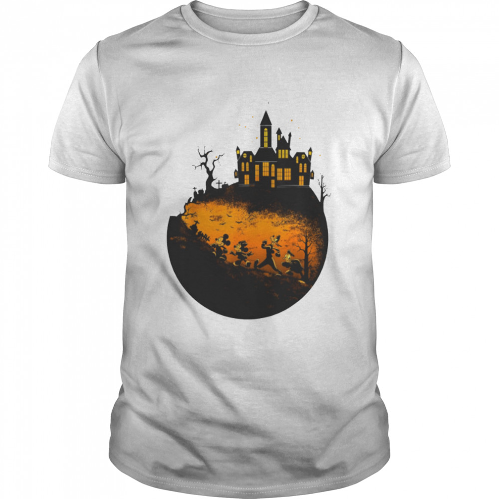 Mickey And Halloween Group Disney And Pixar Holiday shirts