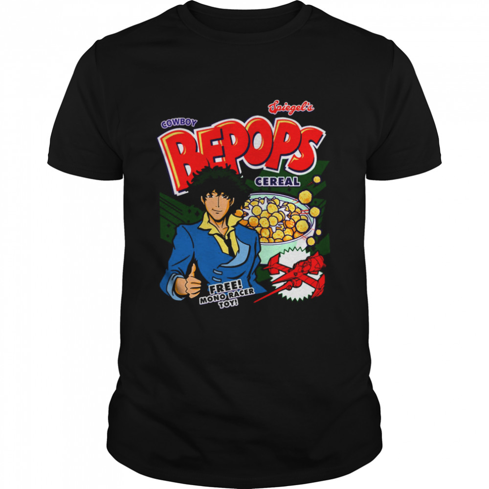 Spiegels’s Cowboy Bepops Cereal Free Mono Racer Toy shirts