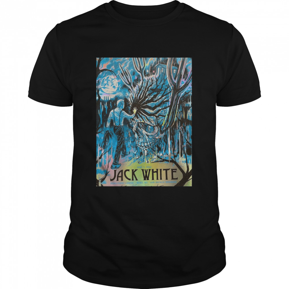 Zeb Love Jack White Reno Poster Foil Variant Artist Edition 2022 shirts