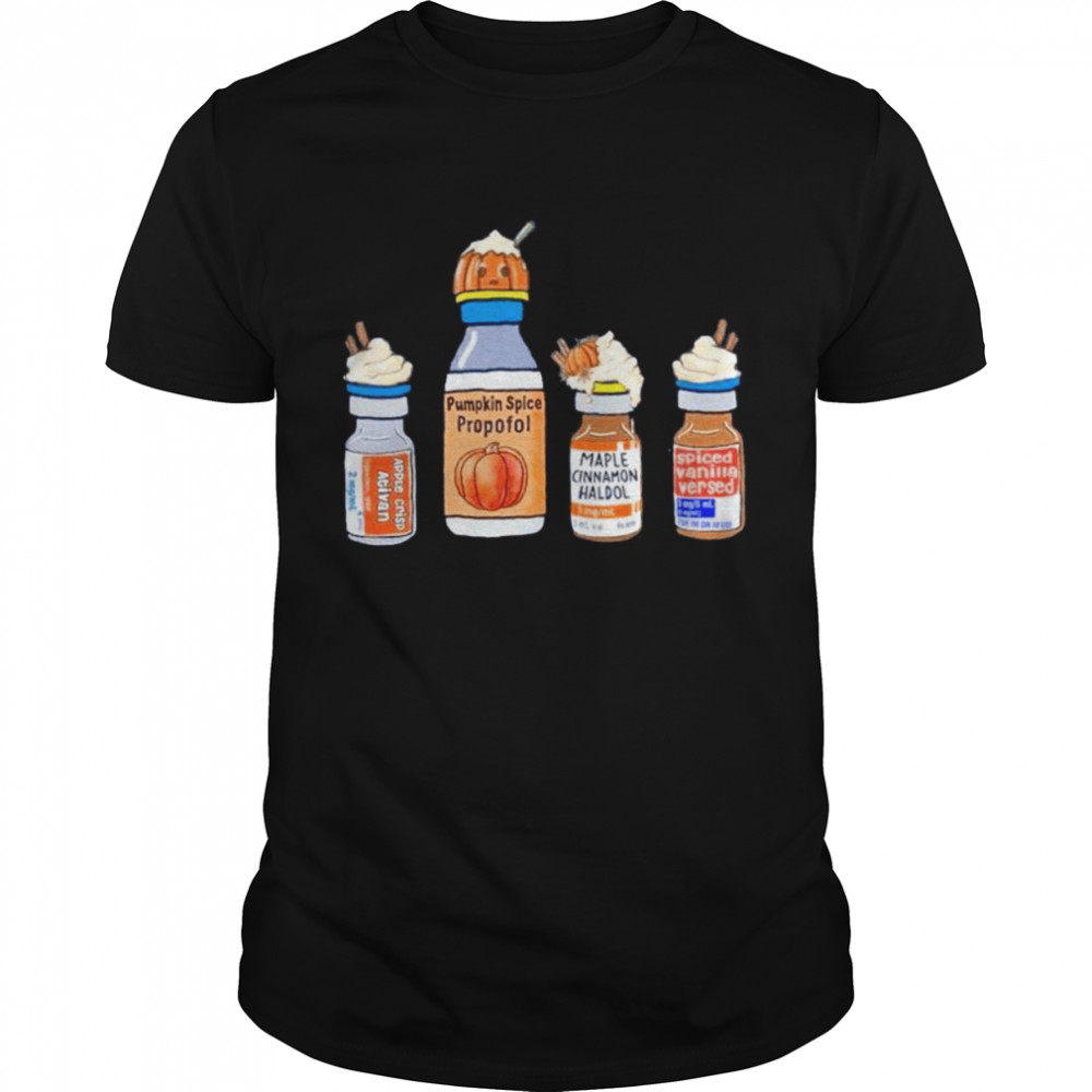 Pumpkin spice propofol shirts