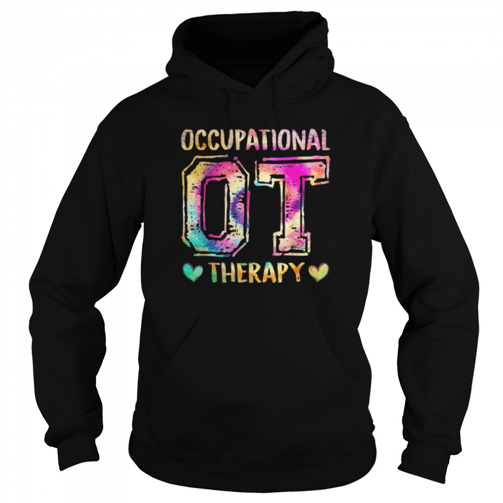 Retro Occupational Therapy Vintage OT Life Funny Tie Dye T- B0BBH1QQJ6 Unisex Hoodie