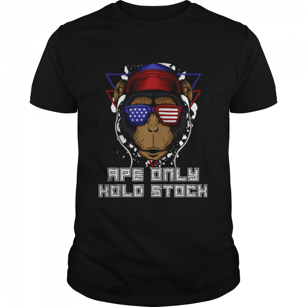 Ape Only Hold Stock US Glasses shirt