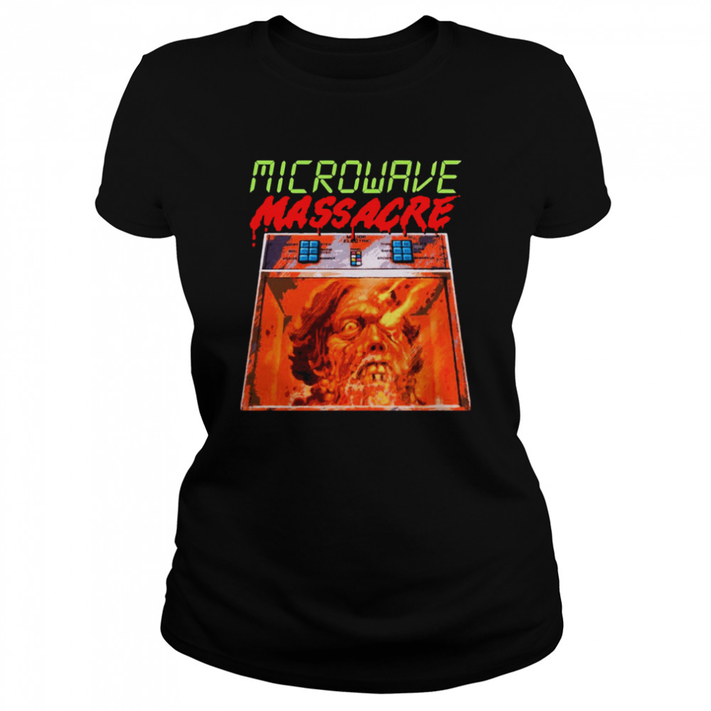 Microwave Massacre Horror shirt - Heaven Shirt
