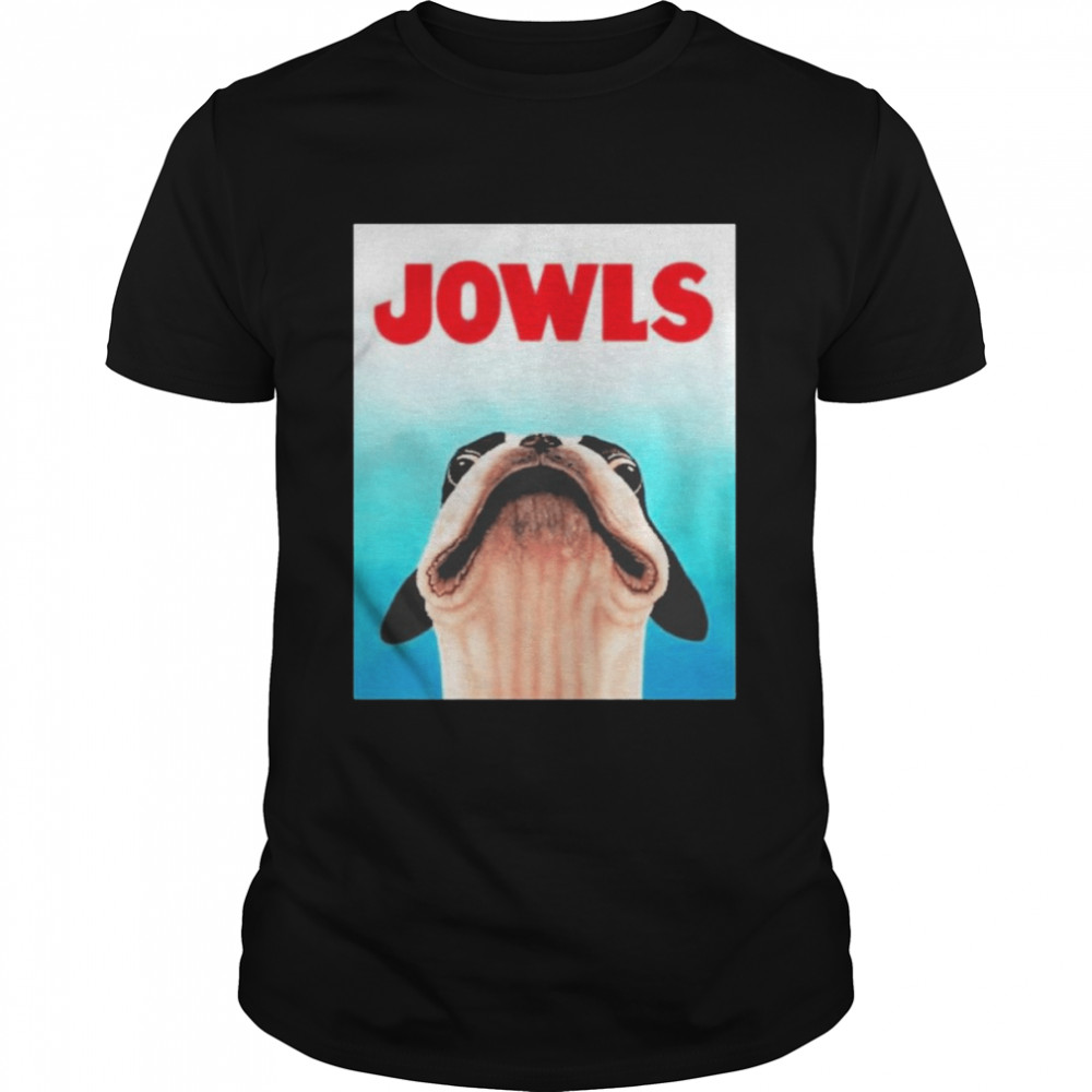 Jowls Boston Terrier Poster Shirt