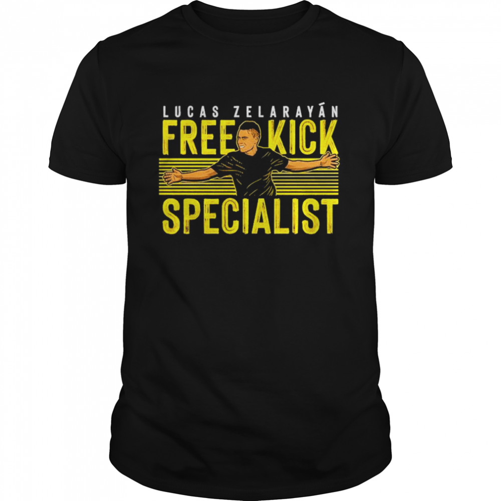 Lucas Zelarayán free kick specialist shirt