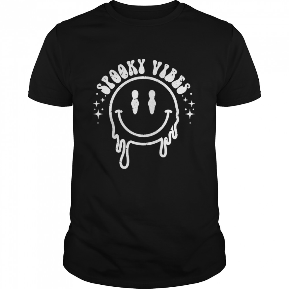 Smiley Spooky Vibes Halloween shirts