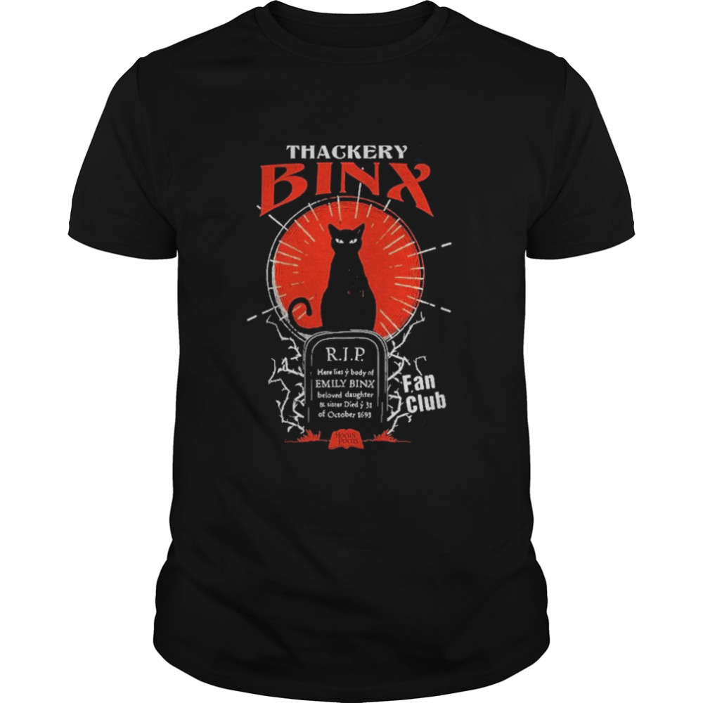 Thackery Binx Hocus Pocus Sanderson Sisters Cats Witches Halloween T-Shirts