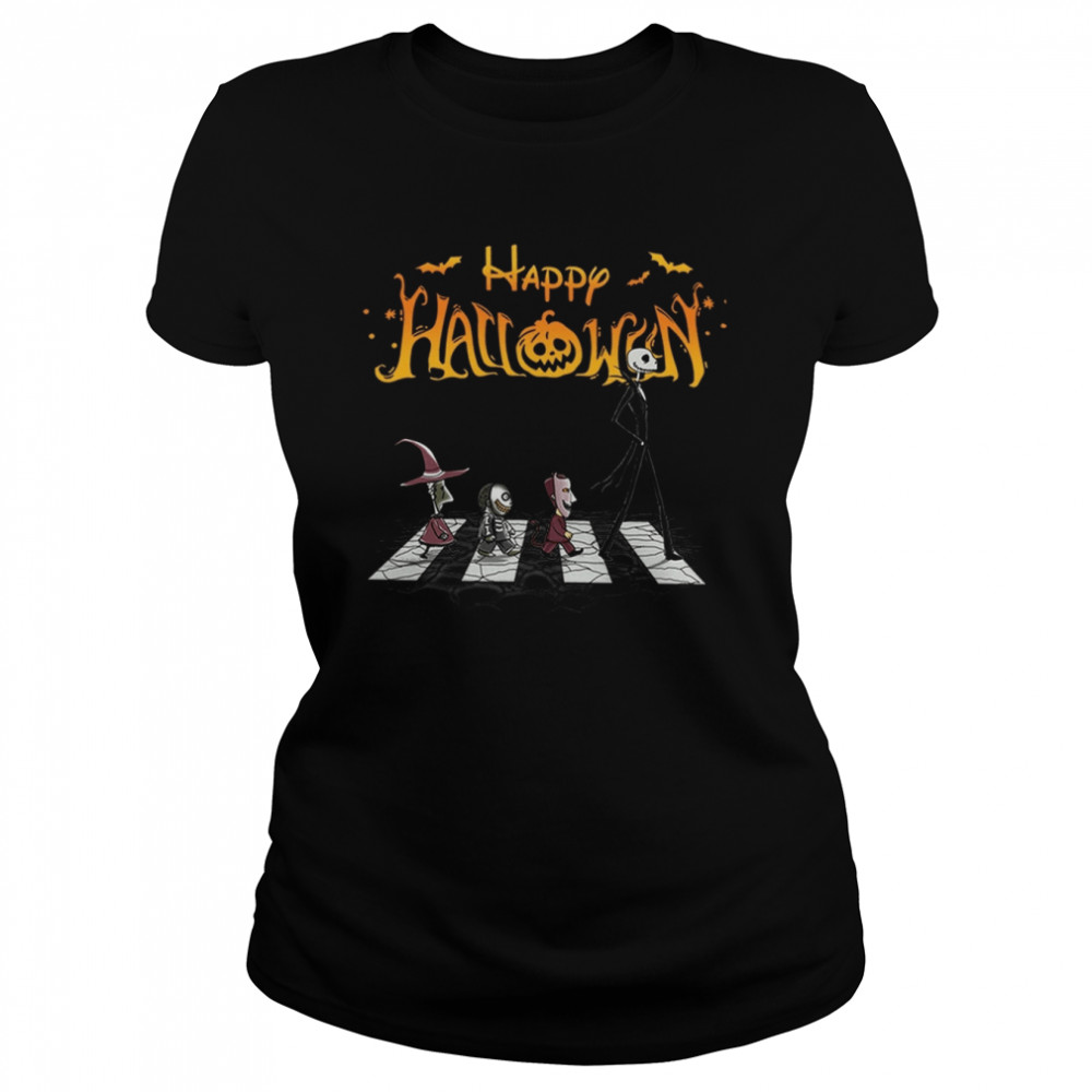Jack Skellington Matching Disney Halloween Nightmare Before Christmas shirt Classic Women's T-shirt
