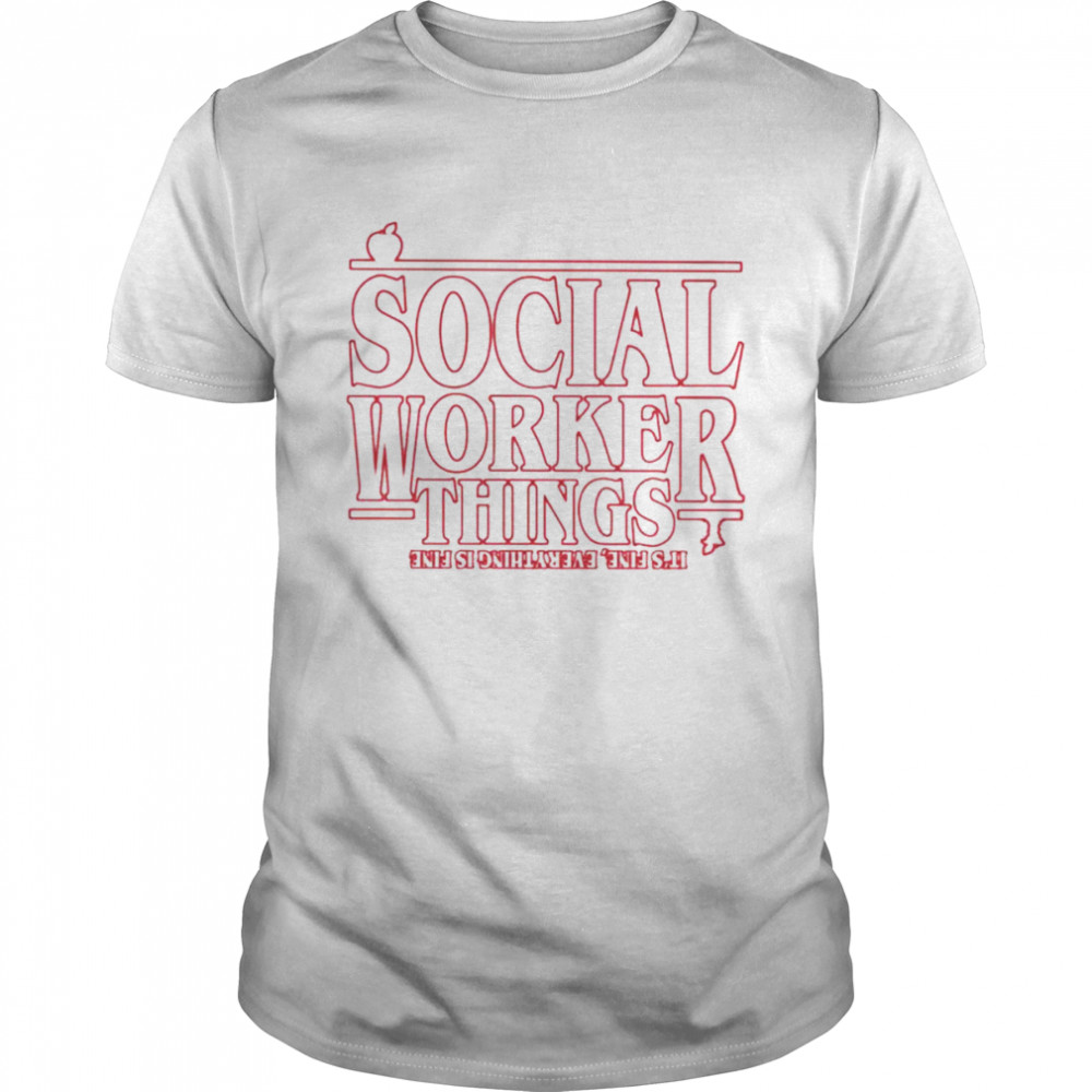 Social worker things shirt Classic Men's T-shirt