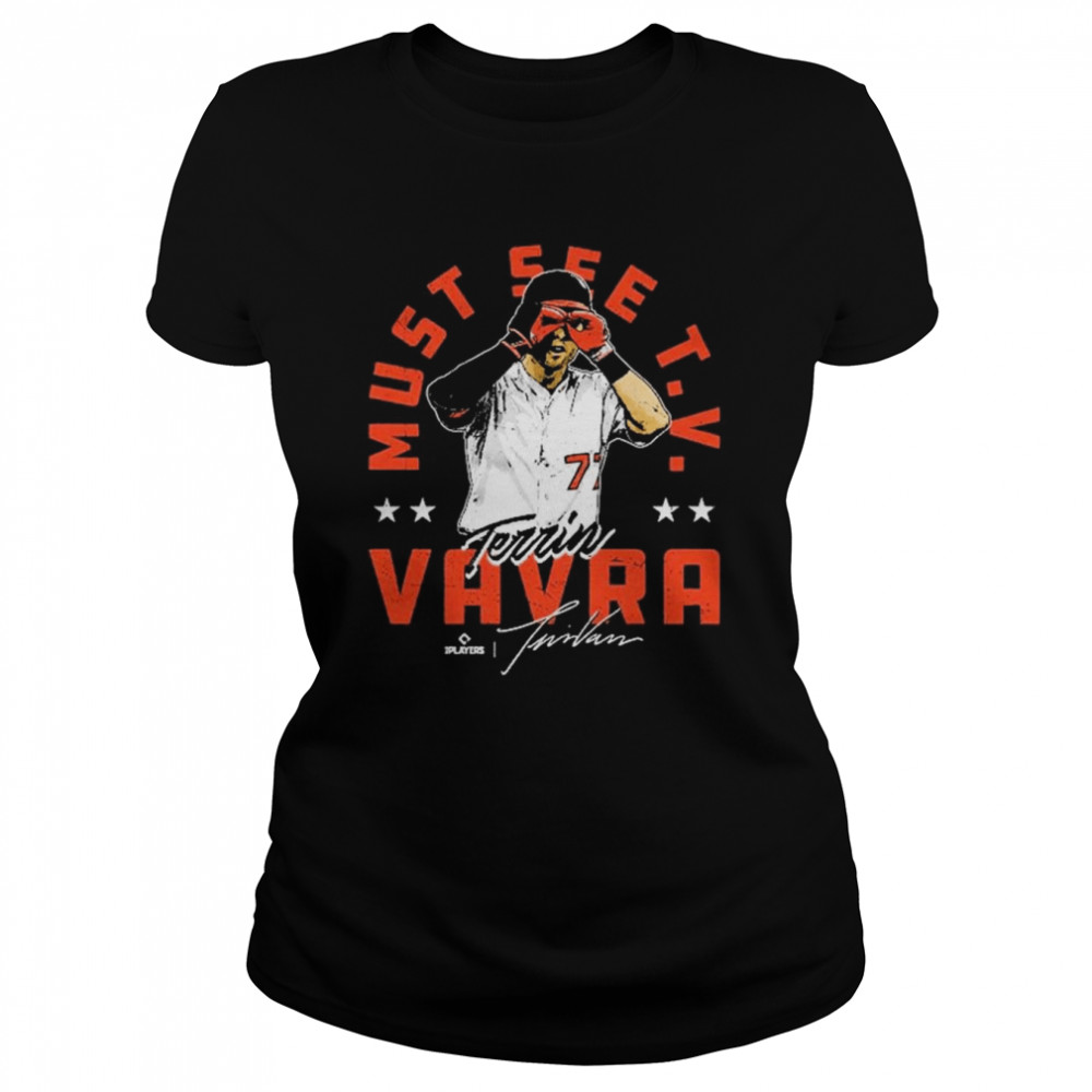 Terrin Vavra Baltimore Binoculars Signatures Classic Women's T-shirt