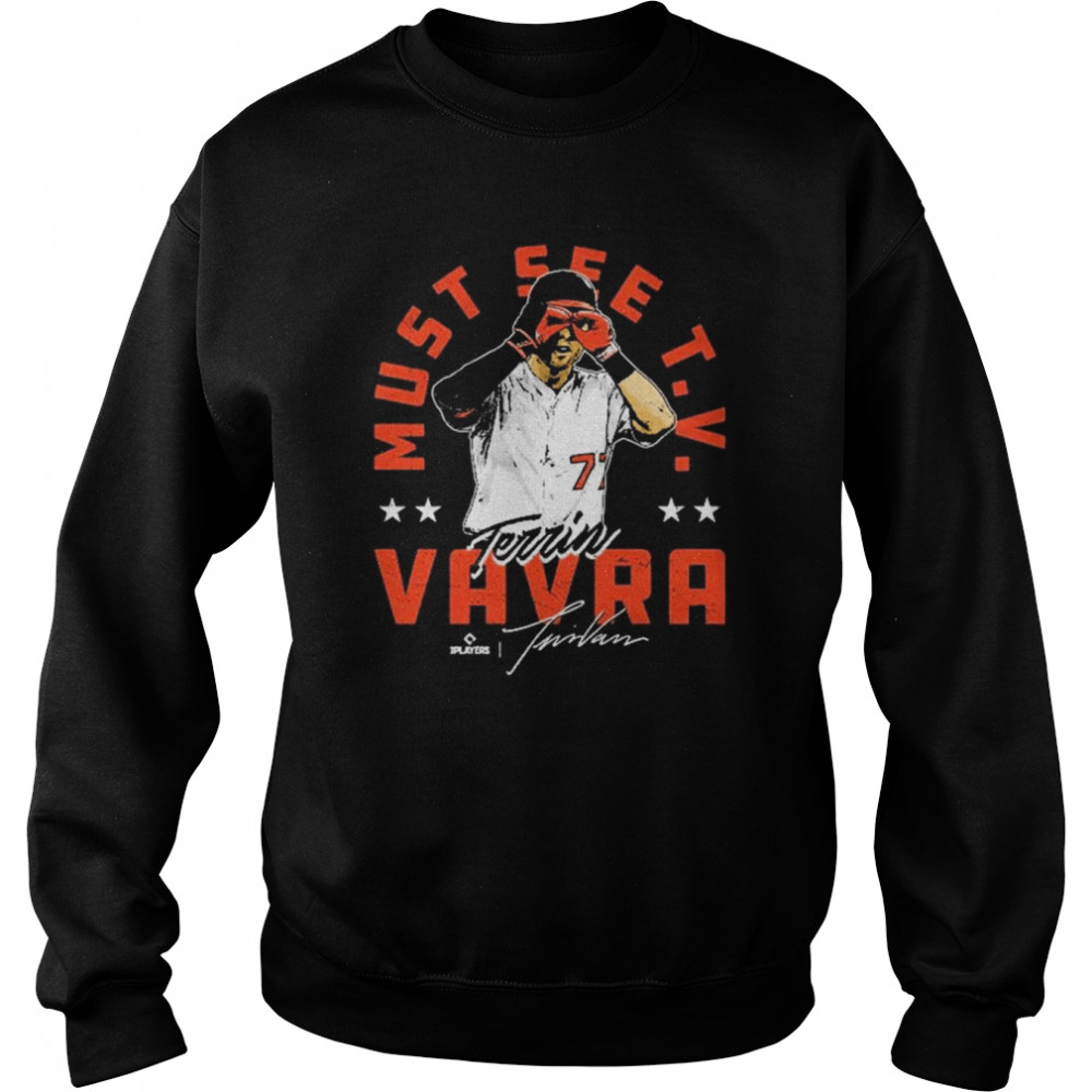 Terrin Vavra Baltimore Binoculars Signatures Unisex Sweatshirt