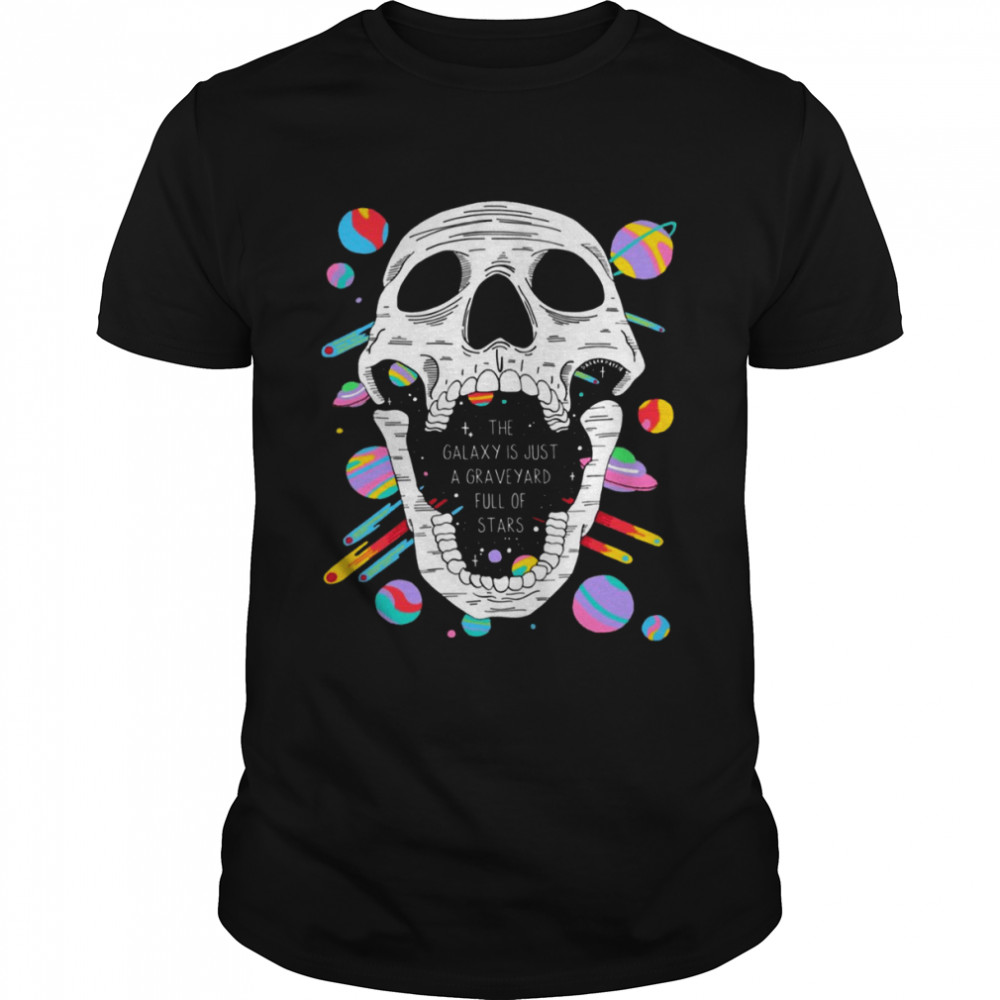 Skull Galaxy Halloween shirts