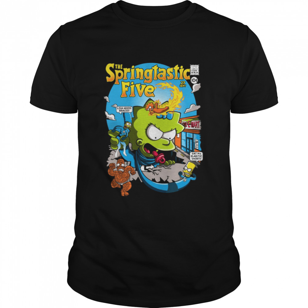 The Springtastic Five The Simpsons shirt