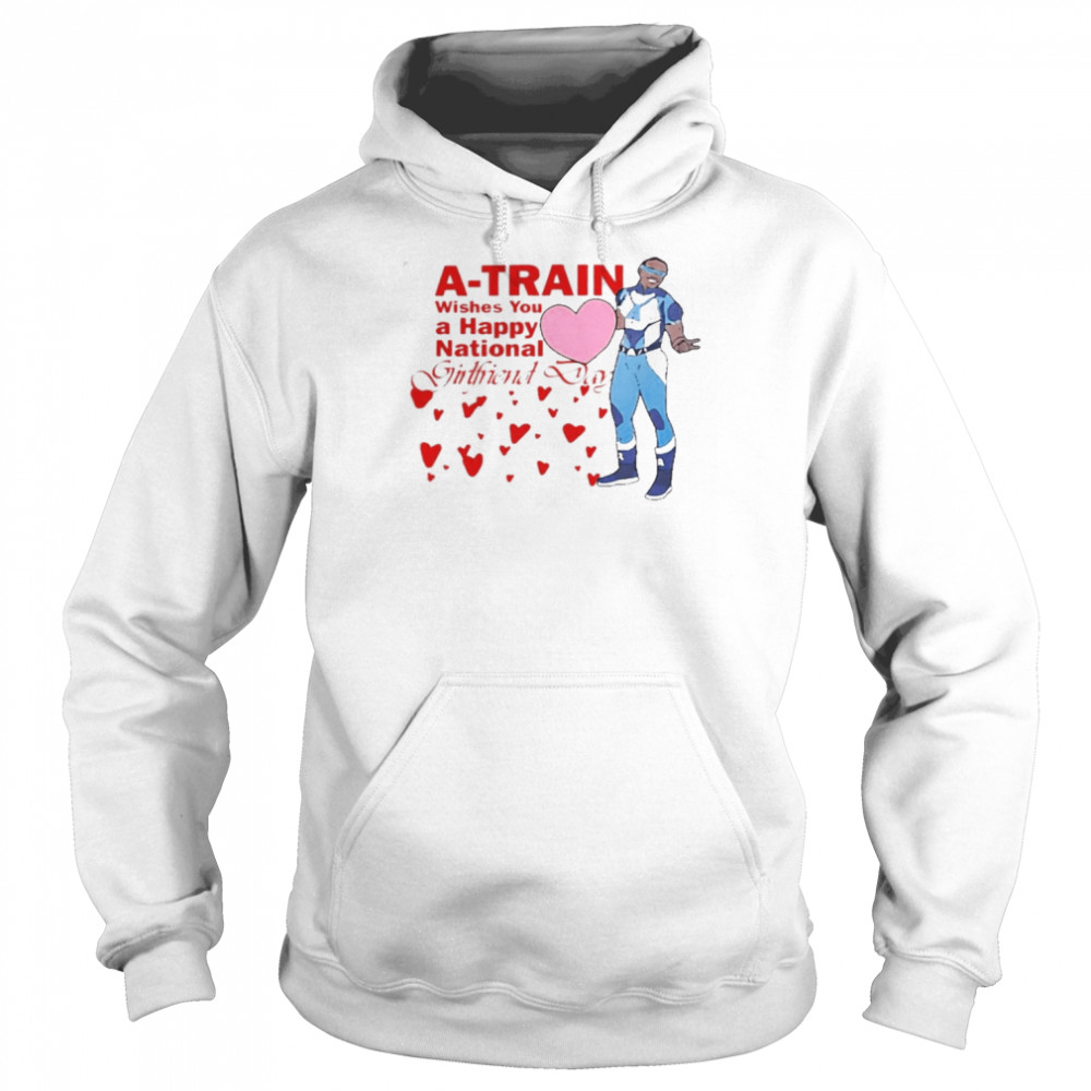 A Train Wishes You A Happy National Girlfriend Day Unisex Hoodie