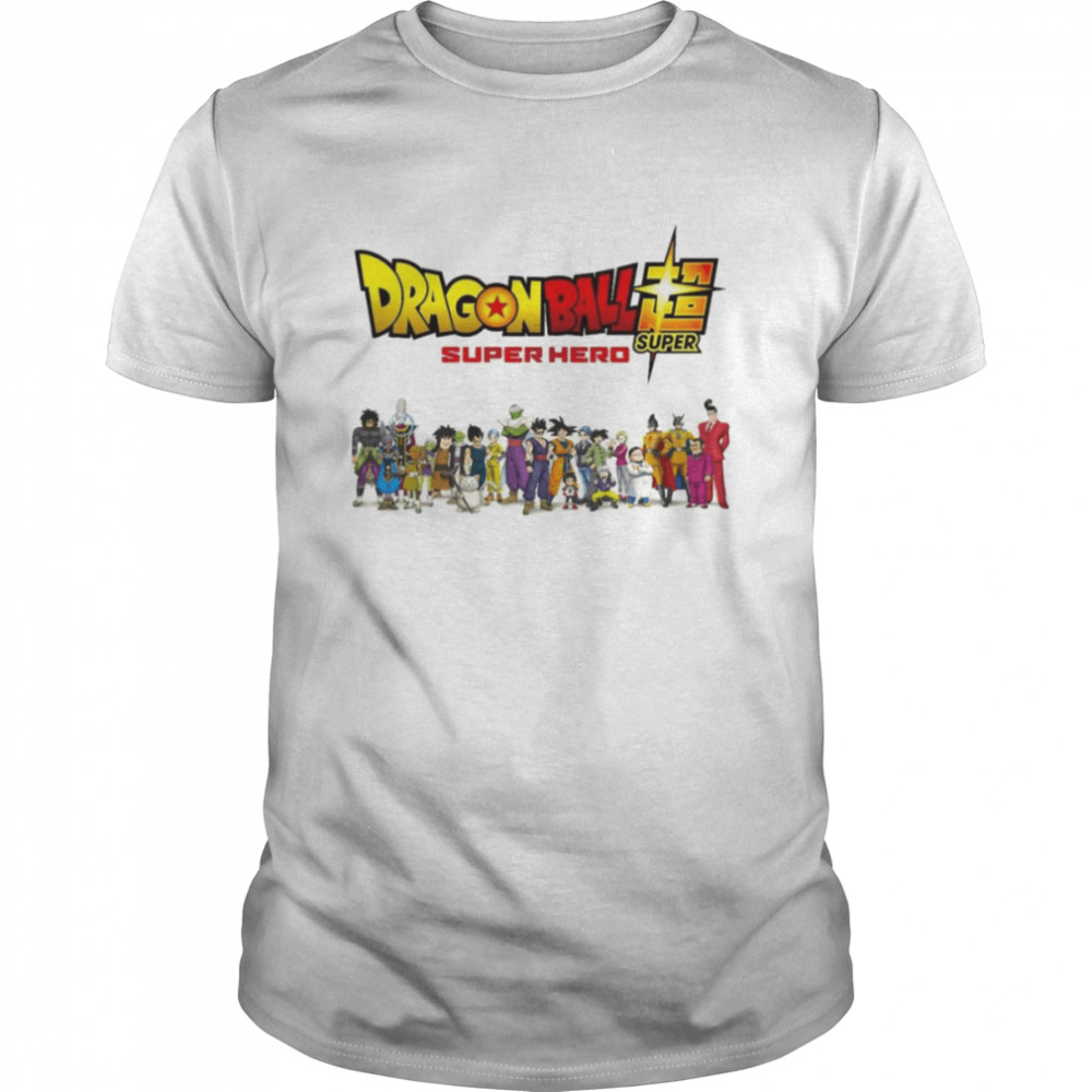Anime Dragonball Super Hero All Characters shirt Classic Men's T-shirt
