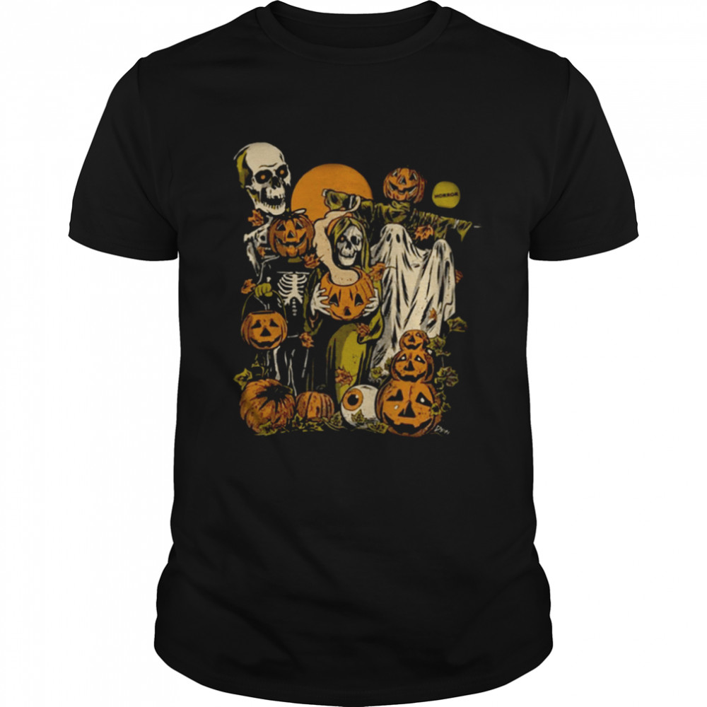 Halloween Lil Boo Horror Nights Vintage Design Horror Nights shirt Classic Men's T-shirt