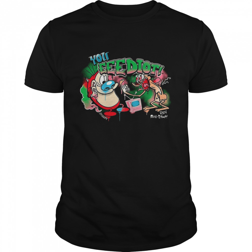 Ren and Stimpy You Eeediot T-Shirts