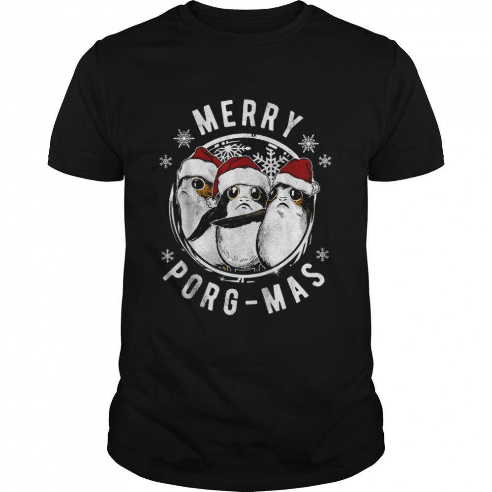 Merry Porg-Mas Christmas Holiday shirts