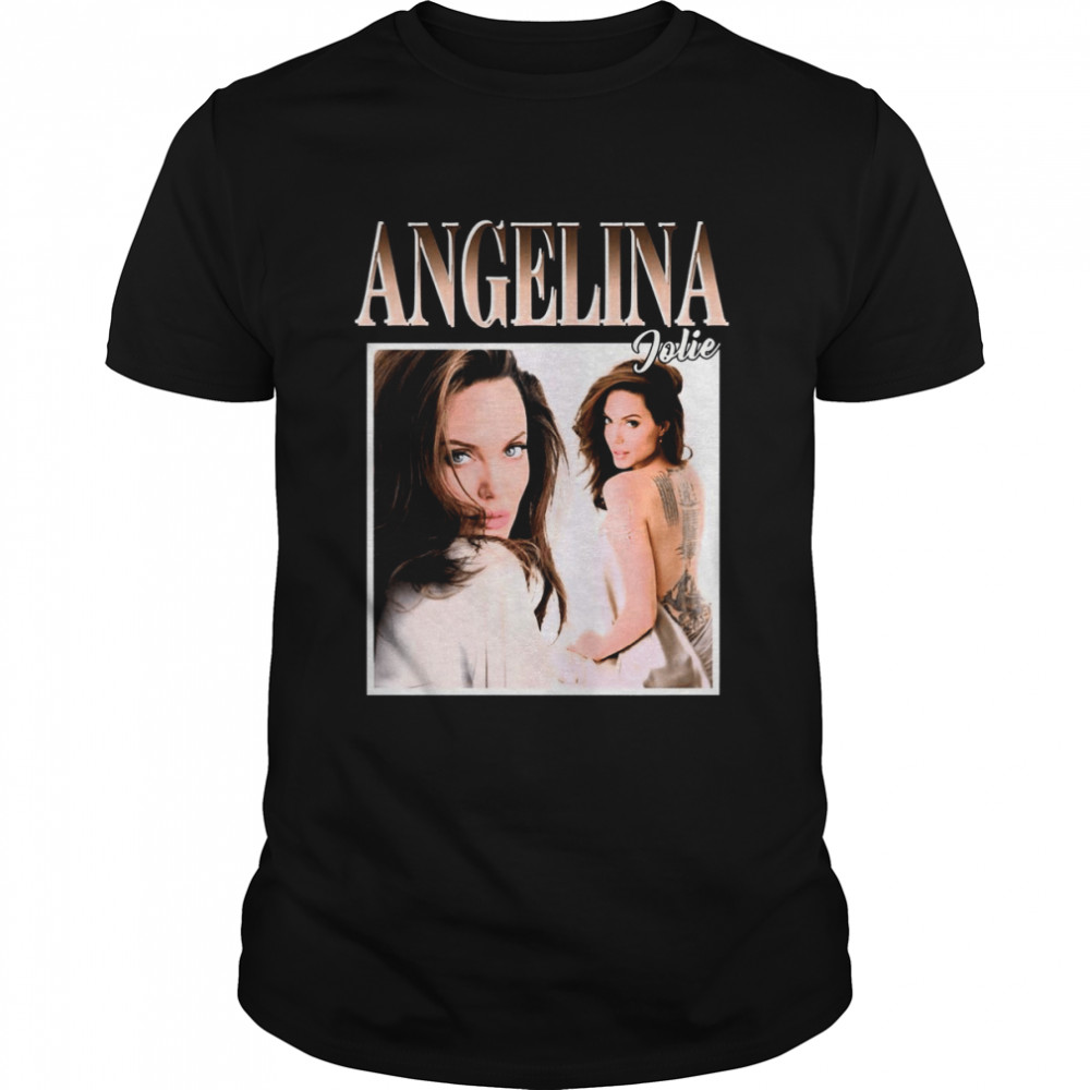 Angelina Jolie Angelina Jolie Angelina Jolie Merch Angelina Jolie 90’s Graphic shirt