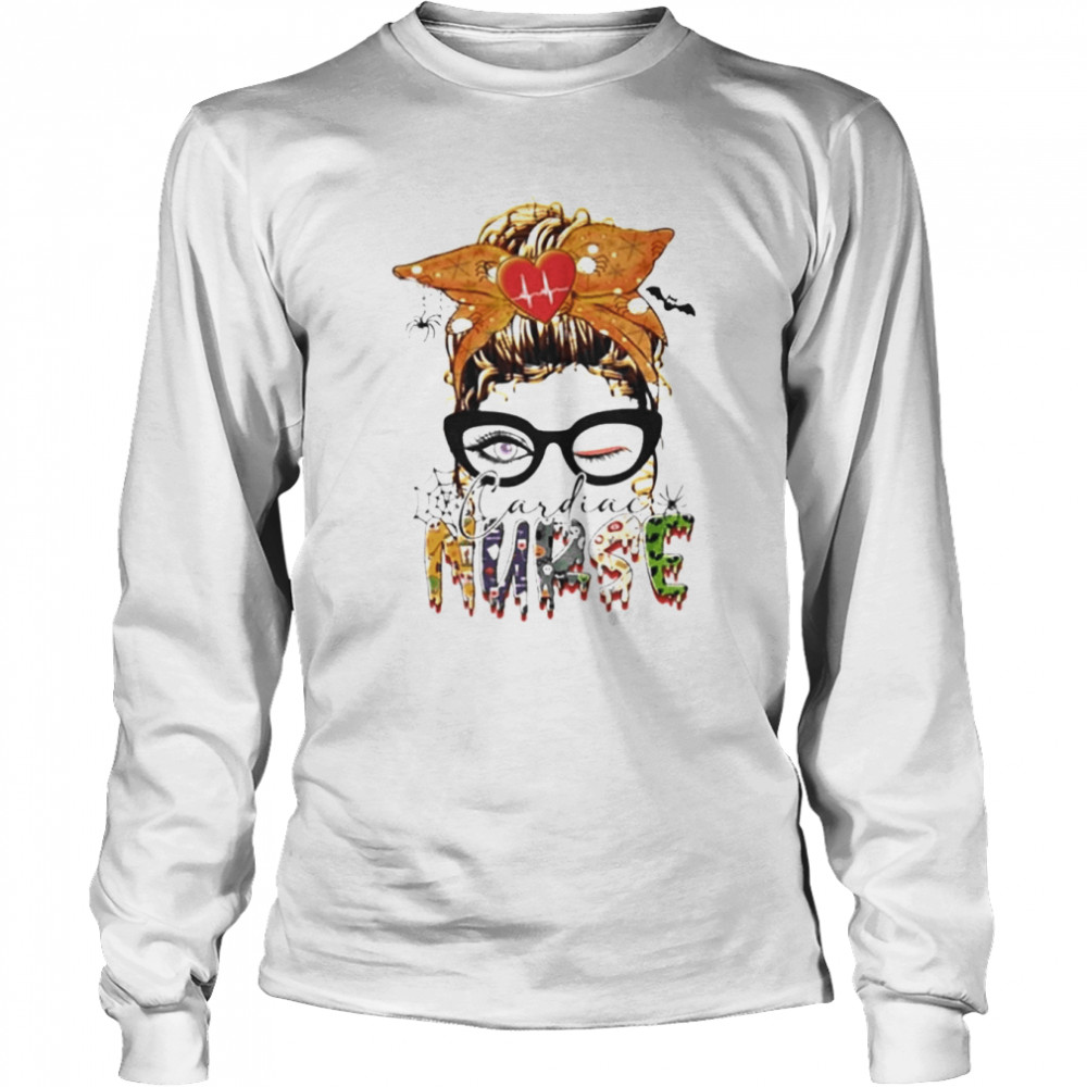 Cardiac Nurse Halloween Nurse Long Sleeved T-shirt