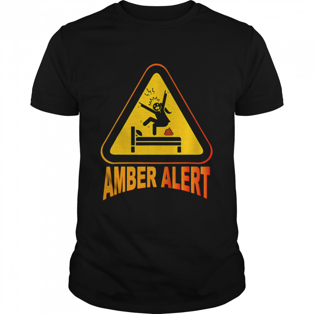 Crazy Girl Warning Amber Alert shirt Classic Men's T-shirt