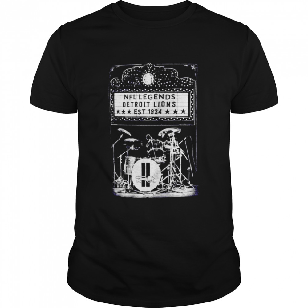 Detroit Lions NFL NFL x Darius Rucker Est 1934 shirt Classic Men's T-shirt