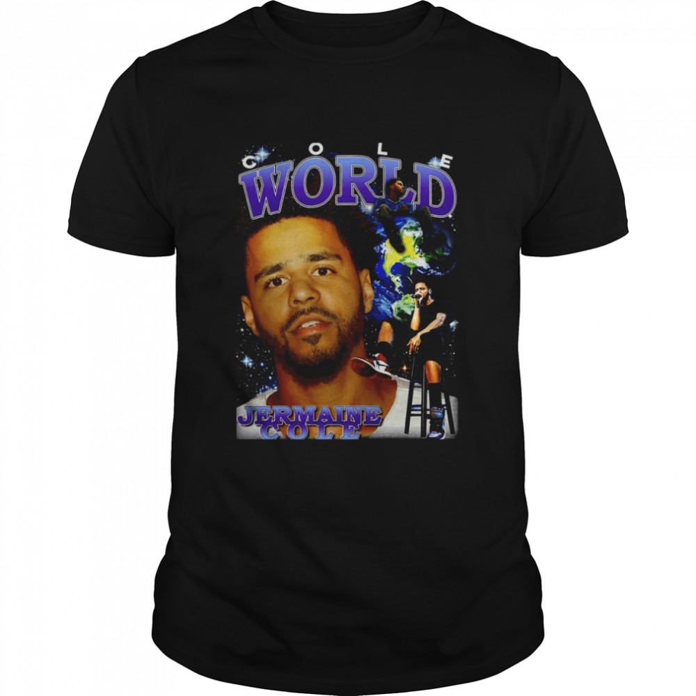J Cole The Great Rapper Retro Illustration shirts