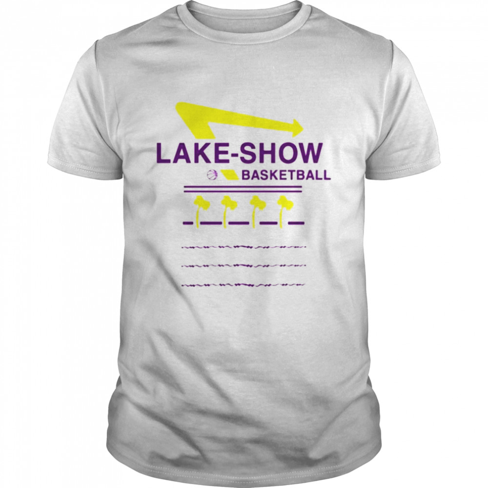 Lake show basketball T-shirt