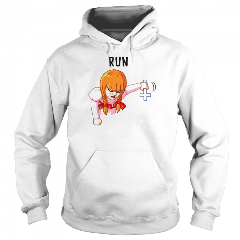 Run Child’s Play Christian Cross Halloween shirt Unisex Hoodie