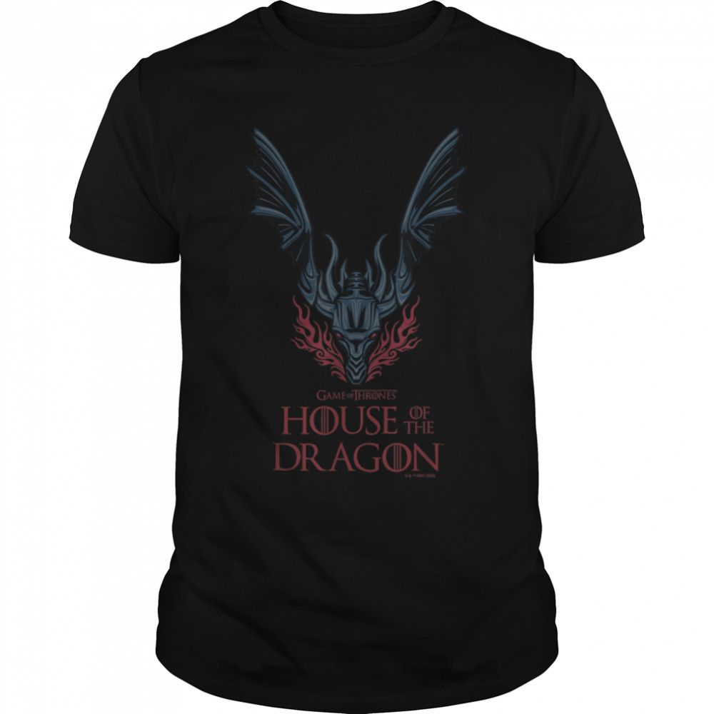 House of the Dragon Dark Wings Spread T-Shirt B0B4KLNSND
