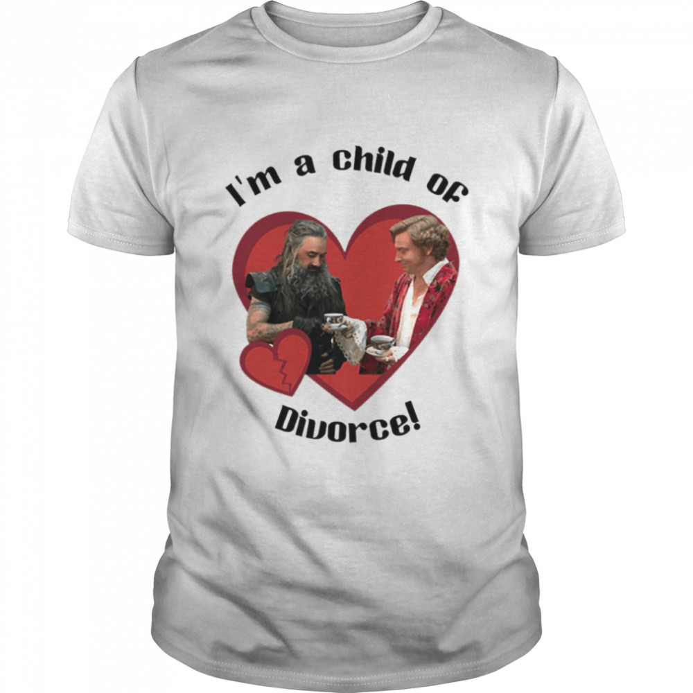 I’m A Child Of Divorce Blackbonnet Divorce Our Flag Means Death shirt Classic Men's T-shirt