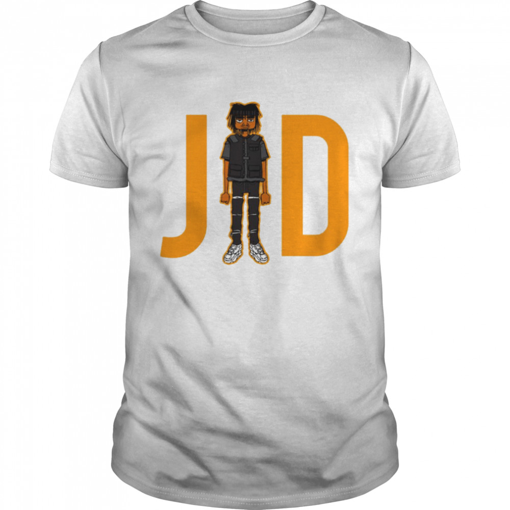 Orange Text Art Rapper Jid shirt