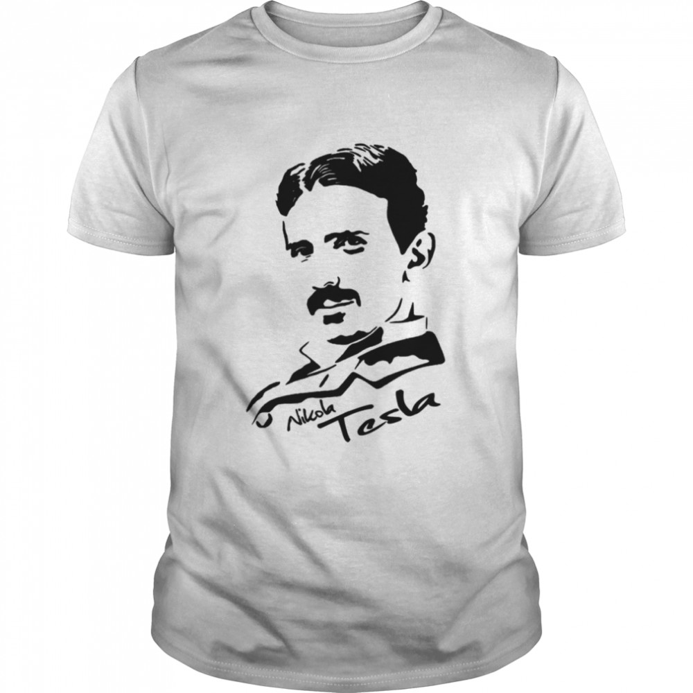 Aesthetic Design Of Nikola Tesla shirt
