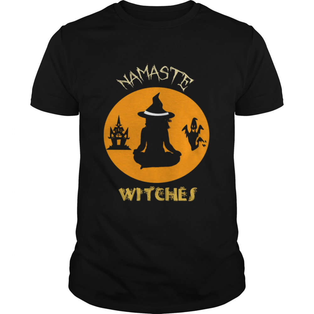 Namaste Witches Funny Halloween Fabulous Halloween Horror Nights Shirtss