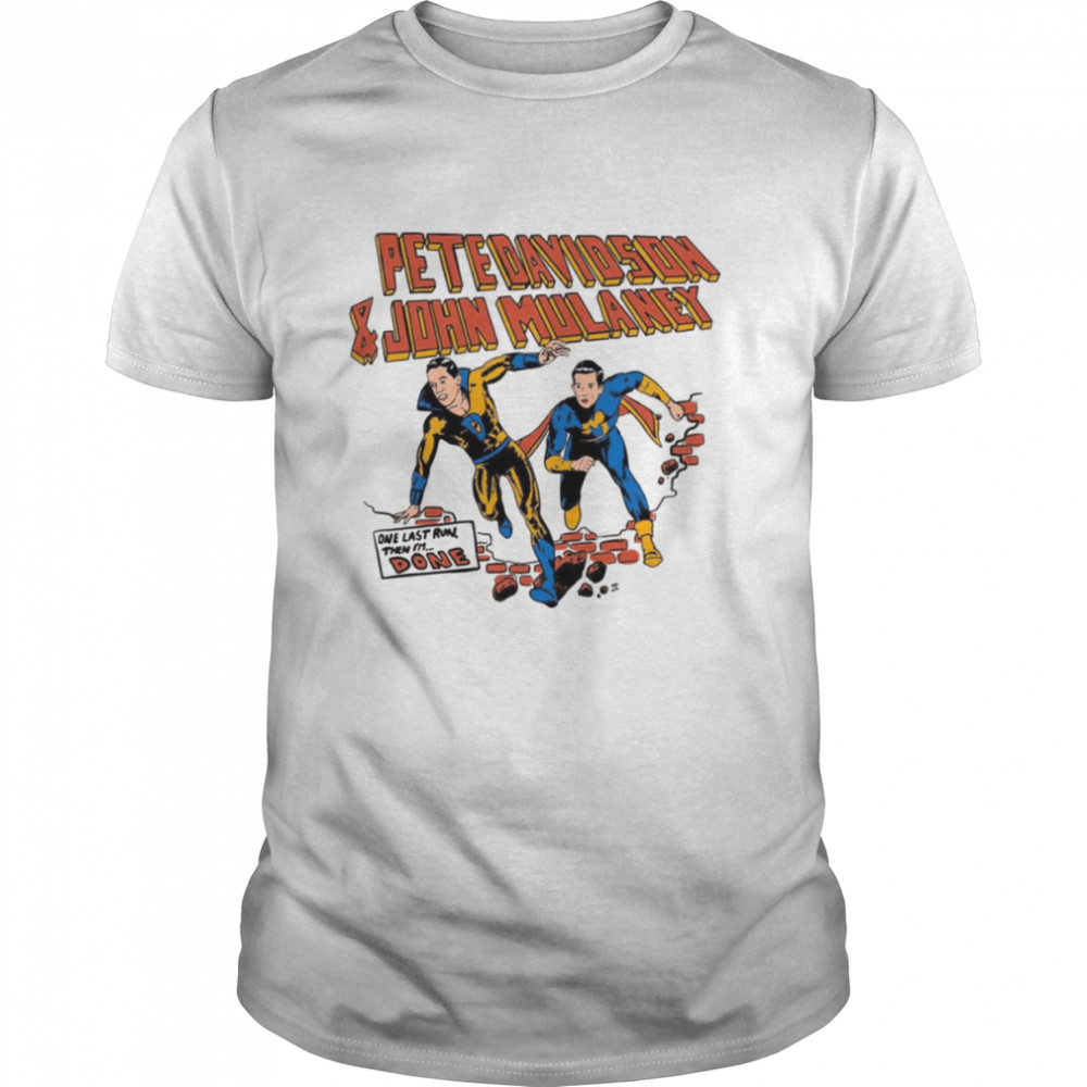 Pete Davidson And John Mulaney Comedy Tour Superheroes Comics shirt