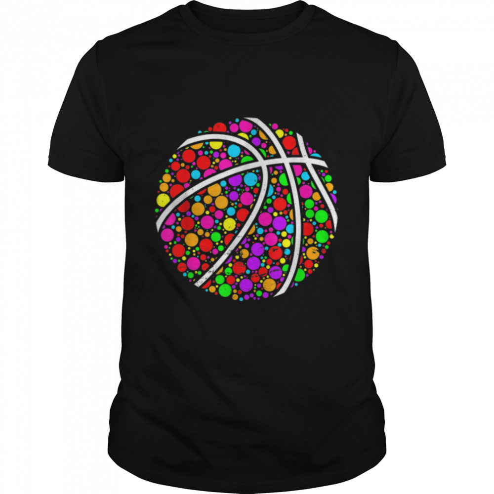 Dot day Shirt Colorful Basketball International Dot Day 2022 T-Shirt B0B8TD63LW