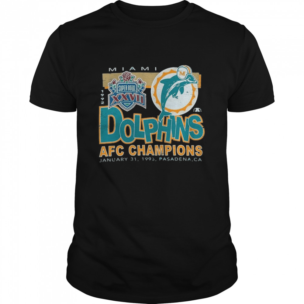 Miami Dolphins Mitchell & Ness NFL Throwback Champs T-Shirt