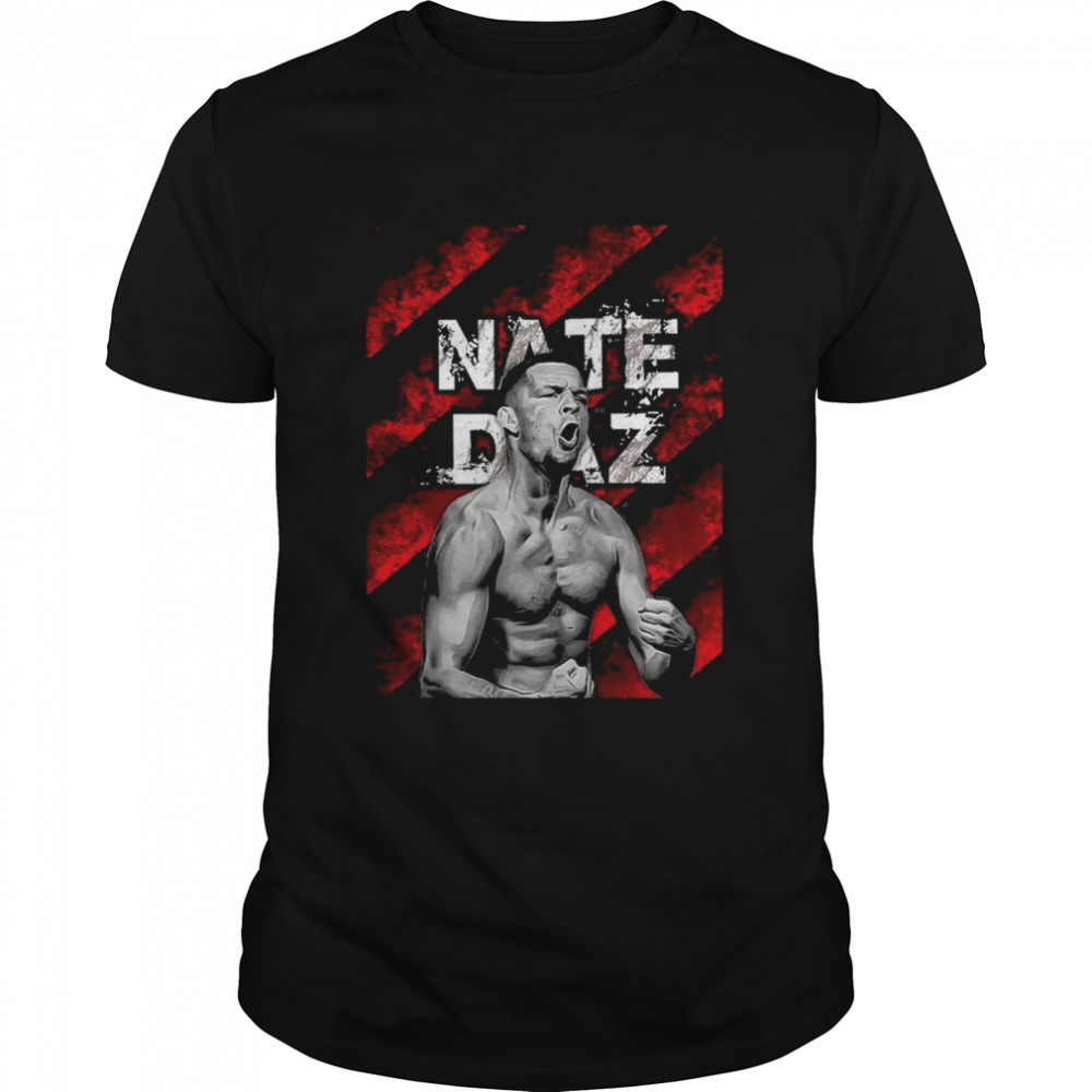 Nate Diaz Vintage Graphic UFC T-Shirt