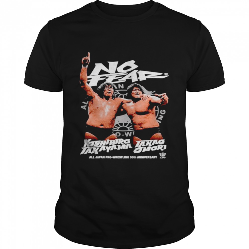 No fear Yoshihiro Takayama Takao Omori shirts