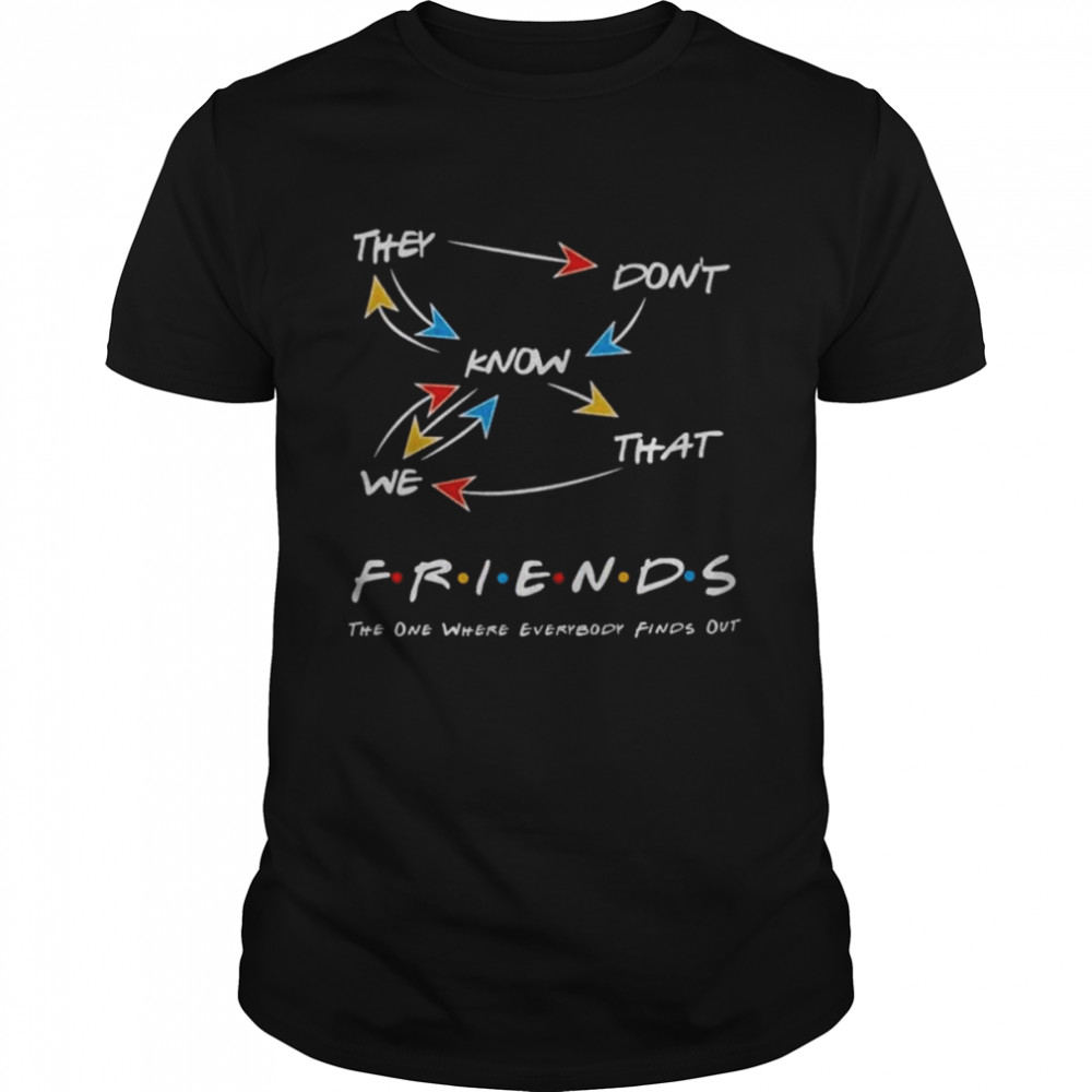 They don’t know we that friends shirt