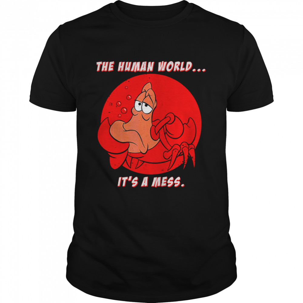 Disney The Little Mermaid Sebastian The Human World T-Shirts