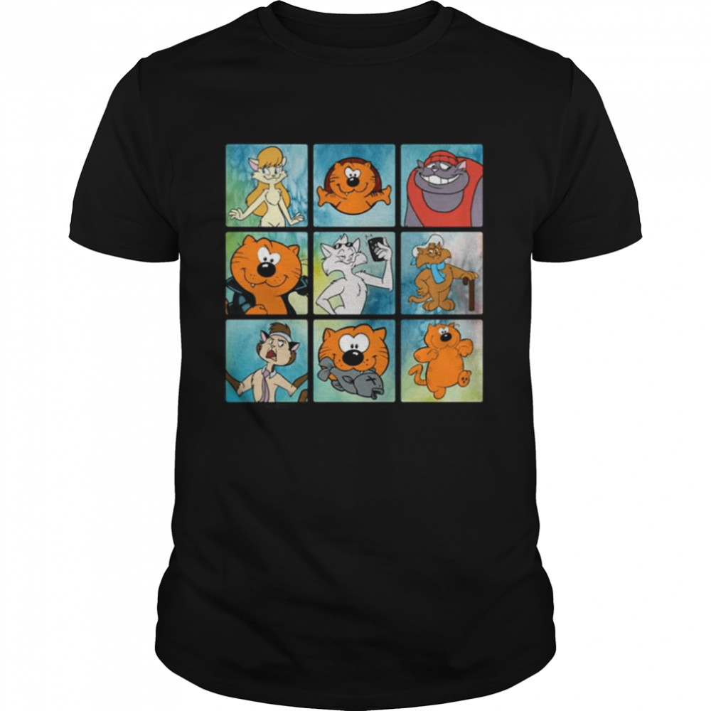 Multiple Squares Art Characters Heathcliff shirts
