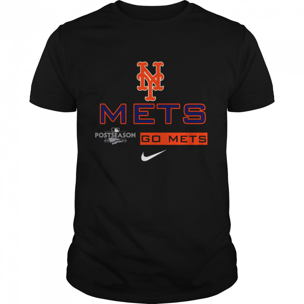 News Yorks Metss 2022s Postseasons Authentics Collections Dugouts T-Shirts