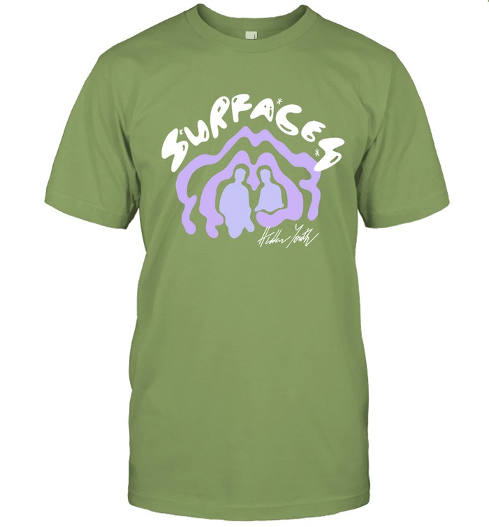 Surfaces Hidden Youth Waves Sage T-Shirt